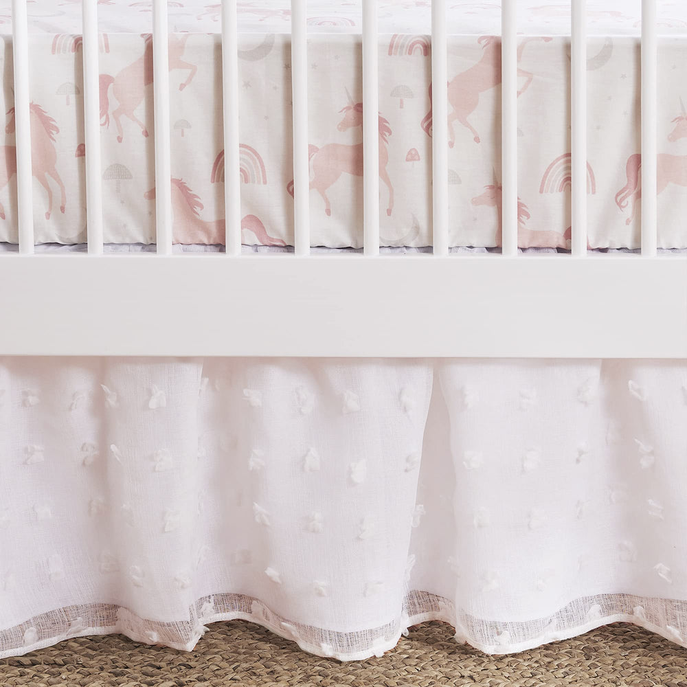Levtex Baby Colette lamp base and shade provide gentle nursery lighting