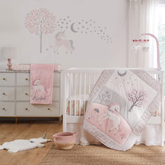 Colette playmat in a nursery setup with unicorn decor and coordinating items