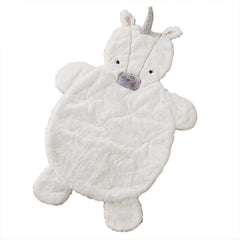 Levtex Baby Colette unicorn playmat in white pink grey for soft tummy time
