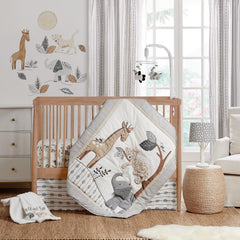Levtex Baby Serengeti plush blanket features jungle pals for coordinated nursery decor and cuddles.