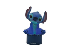 LEXiBOOK Stitch nightlight offers soft blue ambient light for calming evenings.