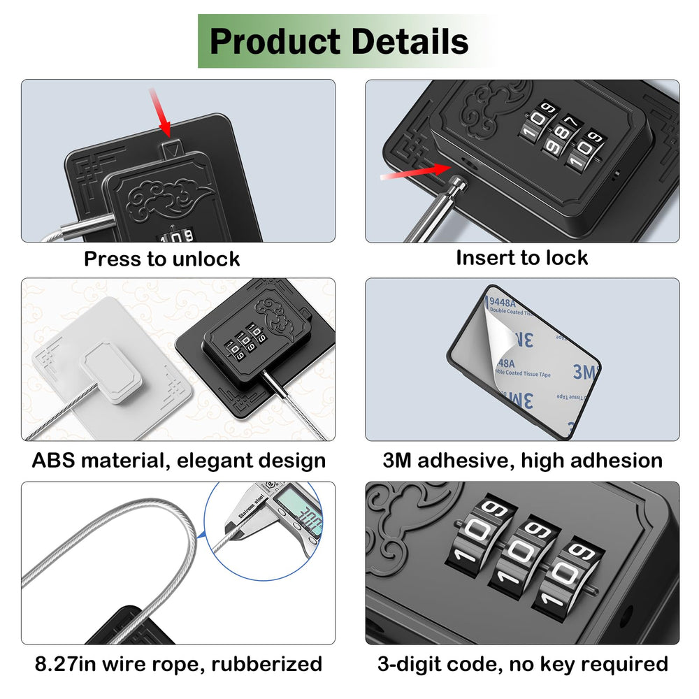 Lexng fridge lock black matte finish adds sleek kitchen security