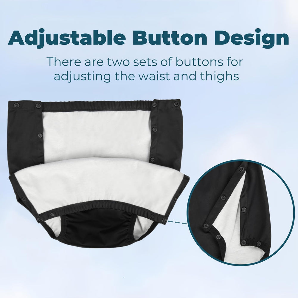 LFDAVP adult diaper covers over diaper, waterproof protection with liners.