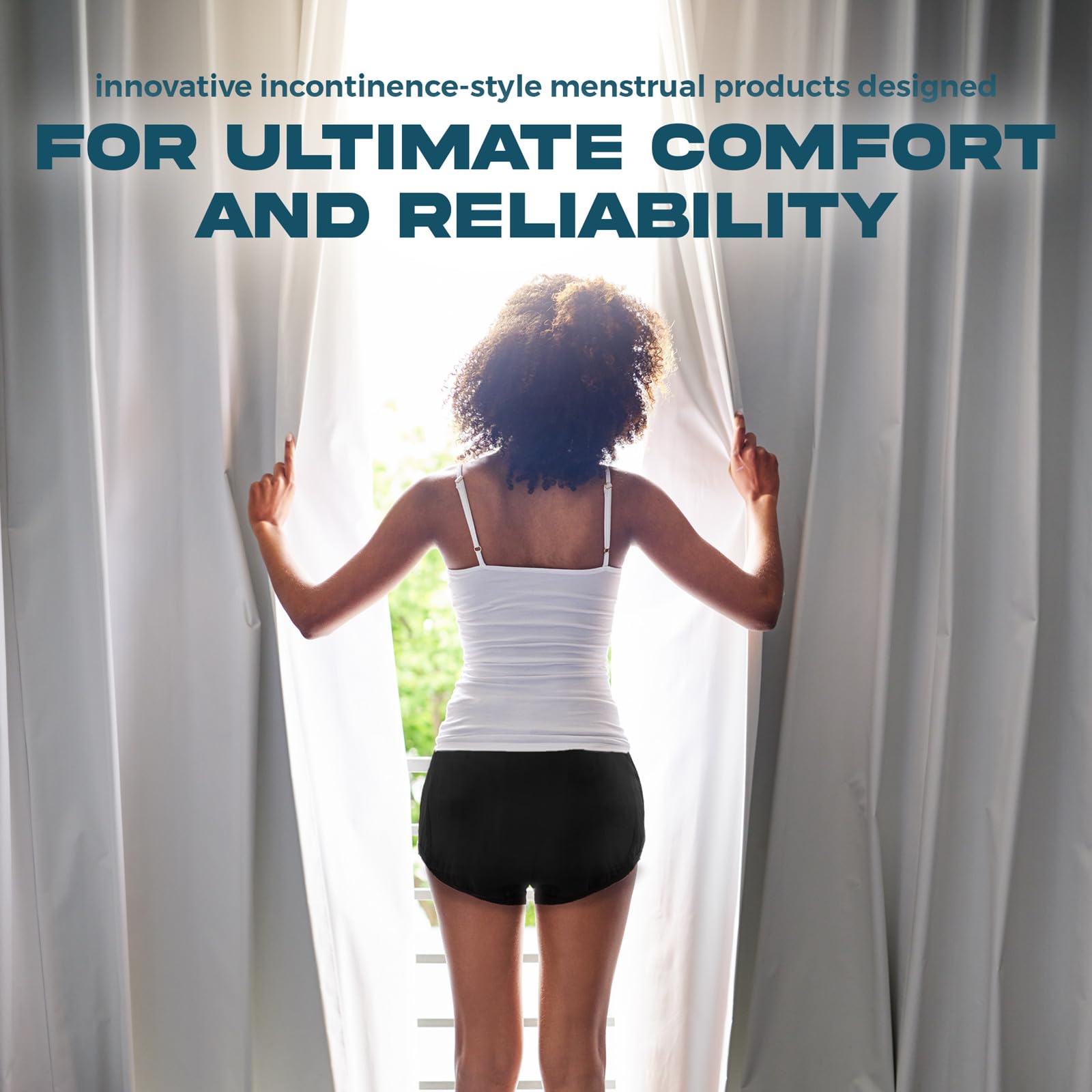 LFDAVP rubber pants with wide crotch area for secure containment during daily activities