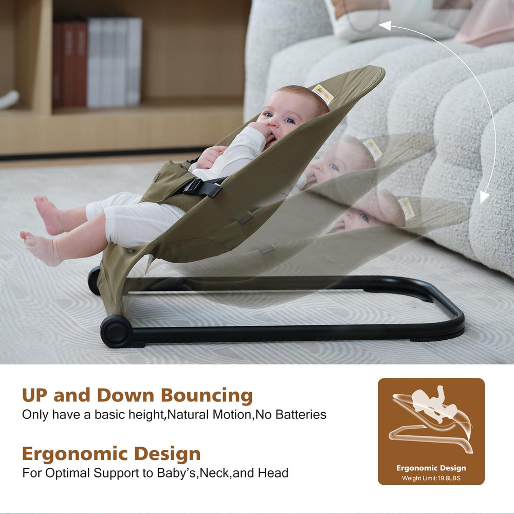 Lfhiwhd Bouncer uses skin-friendly cotton fabric for gentle comfort