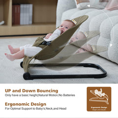 Lfhiwhd Bouncer uses skin-friendly cotton fabric for gentle comfort