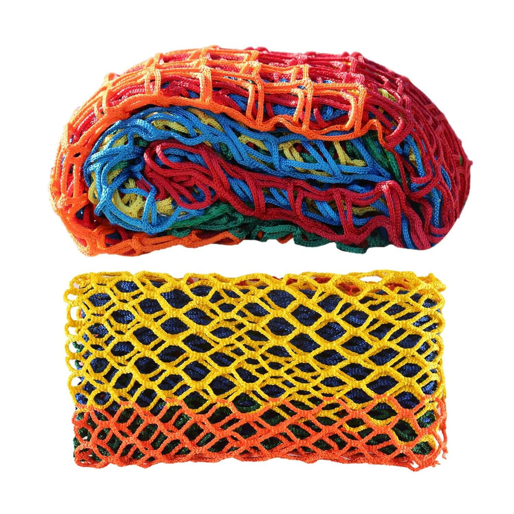 LGLFDJ multicolor safety rope net keeps children safe on stairs and balcony rails.