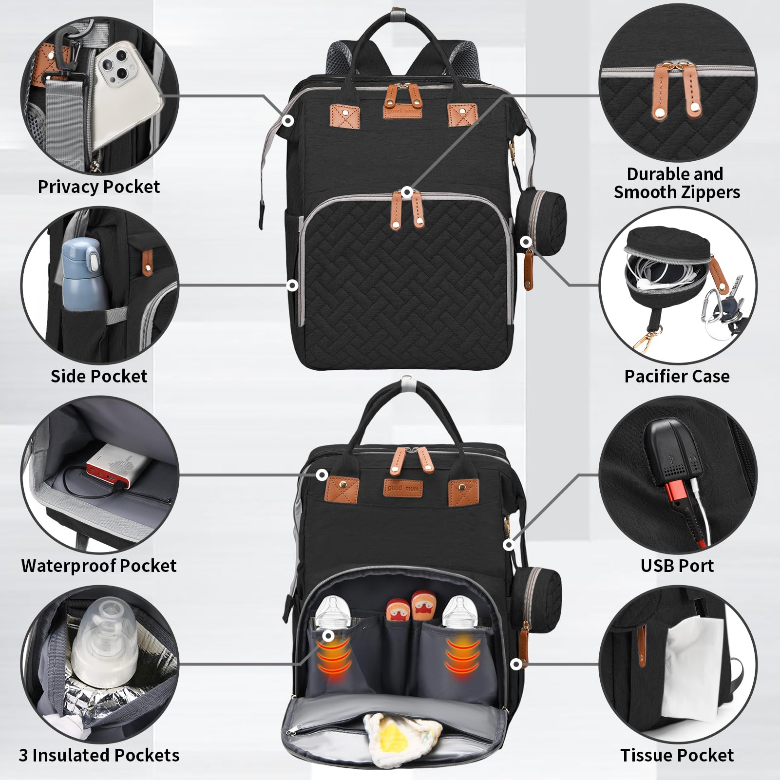 LHDYMXYN stroller-attachment allows quick stroller mounting