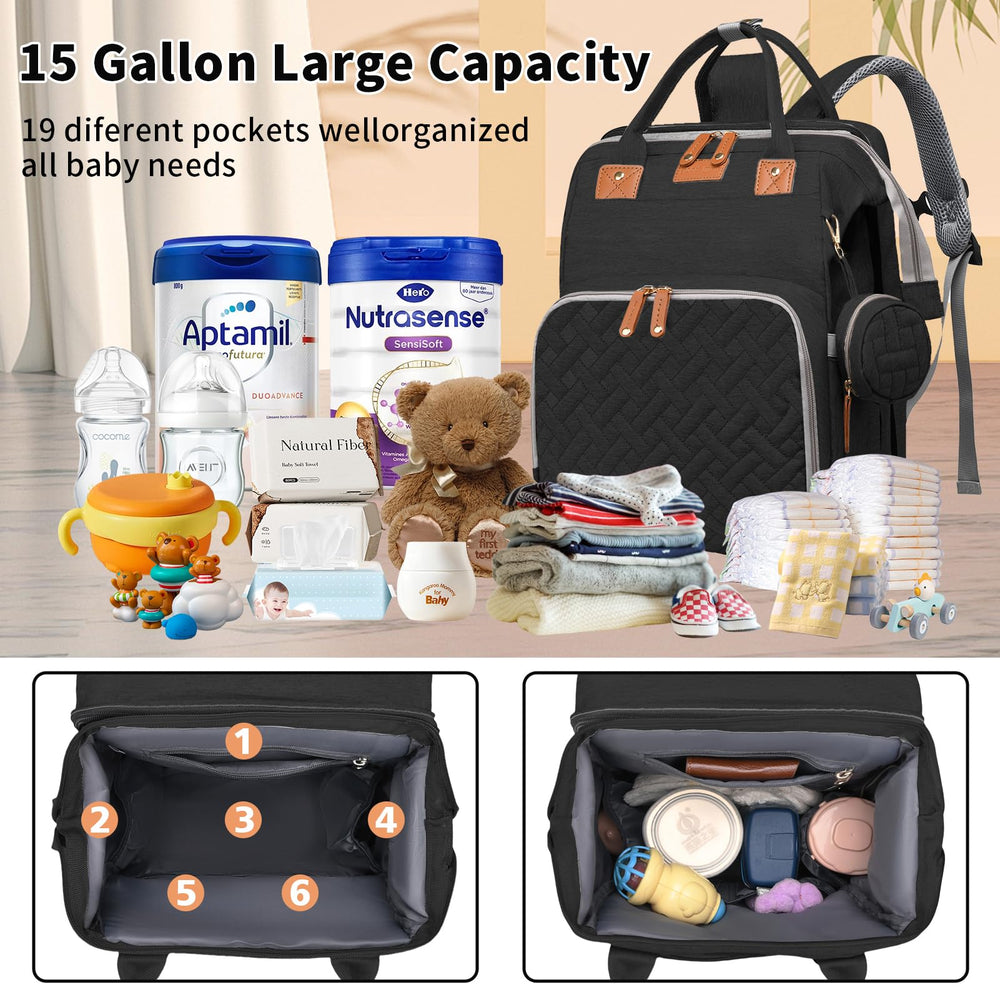 LHDYMXYN waterproof-backpack protects baby gear in wet weather