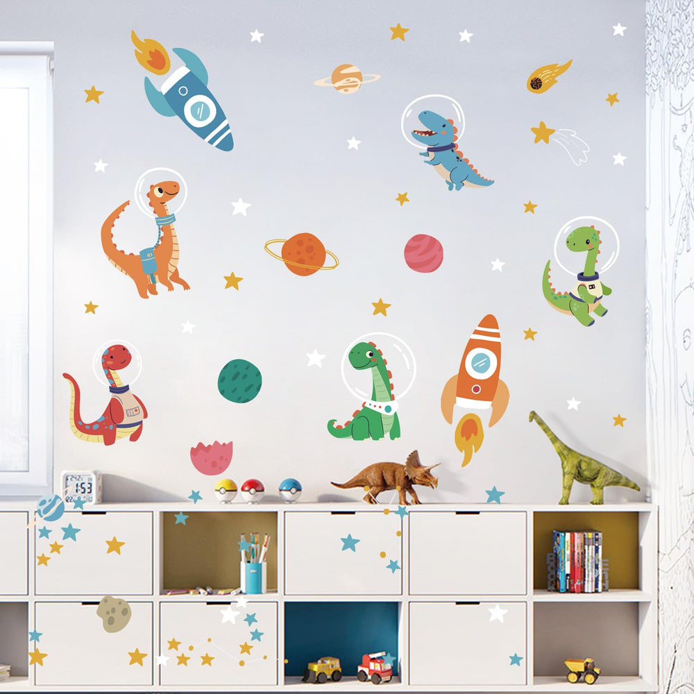 LHIUEM kids room decor pack makes easy room transformation for learning fun.