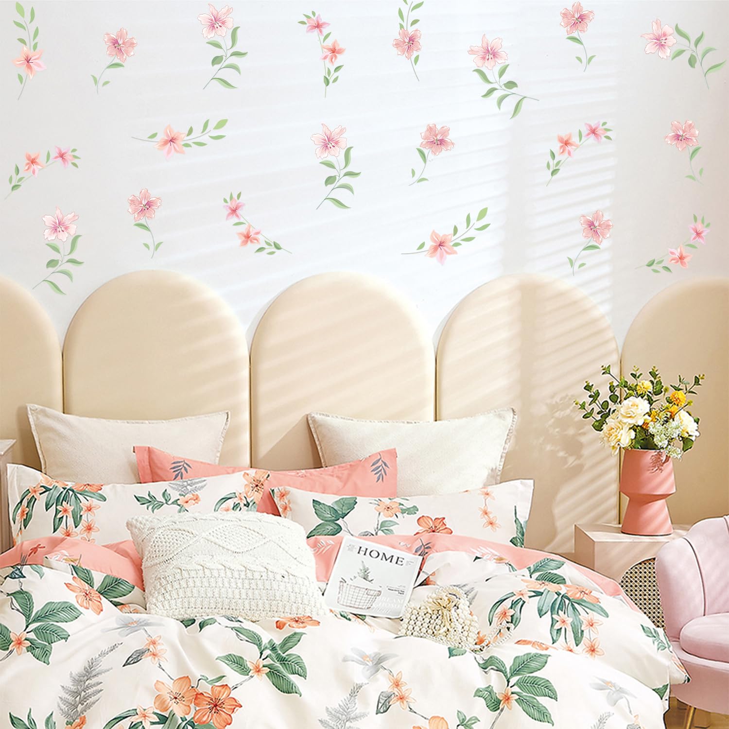 LHIUEM waterproof wall stickers withstand everyday use in bedrooms and bathrooms
