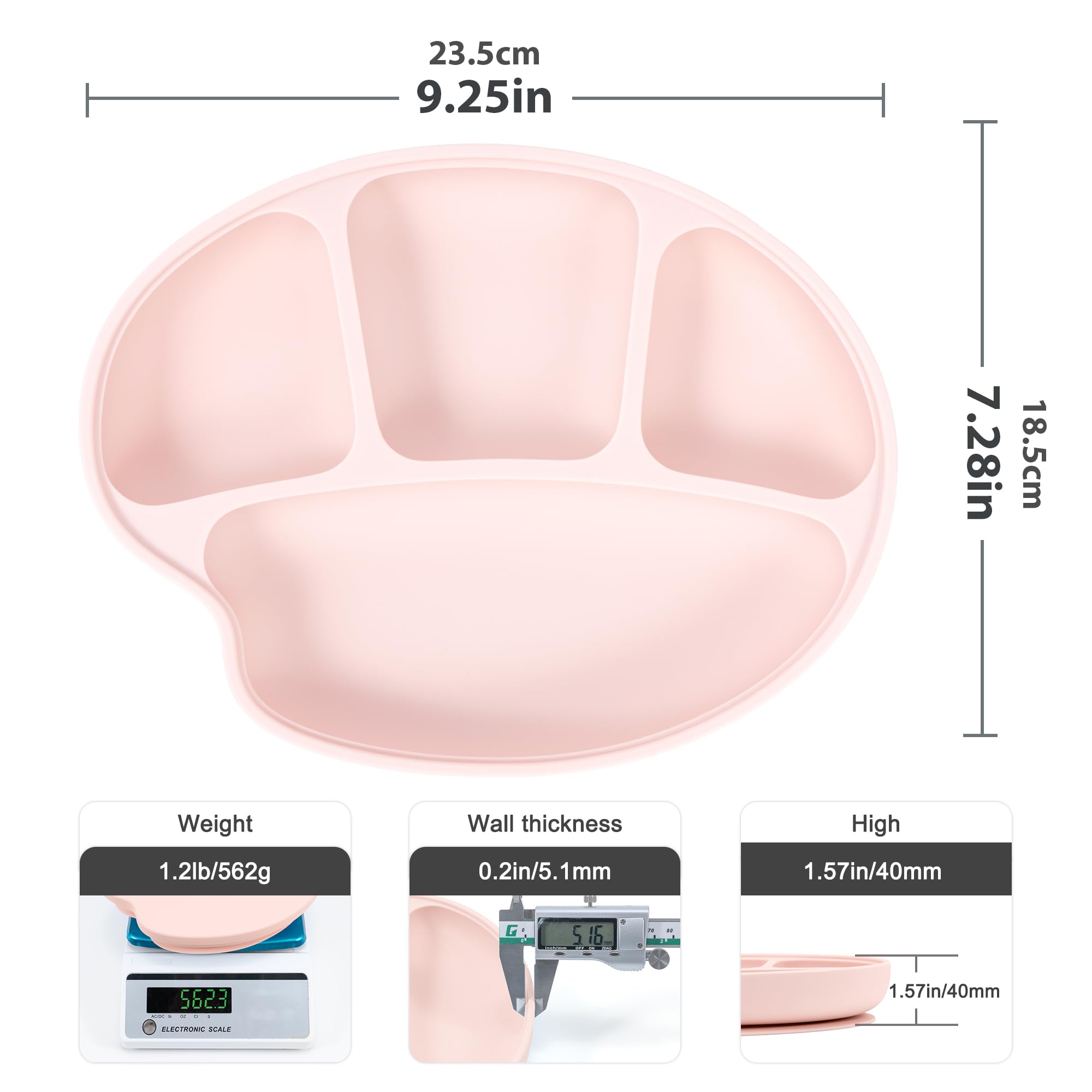 Li & Zhao dishwasher-safe plate cleans up fast after meals