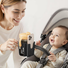 Li and Zhao mobile phone holder clip secures device while strolling.