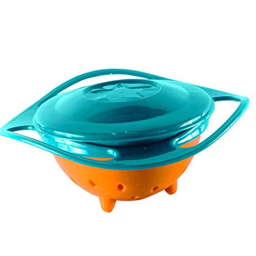 LiangTing gyro bowl side spill-prevention minimizes mess while eating.