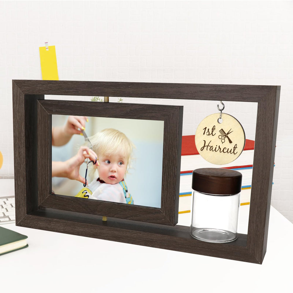 Liannan hair keepsake jar stores baby's first locks safely as a timeless memory.
