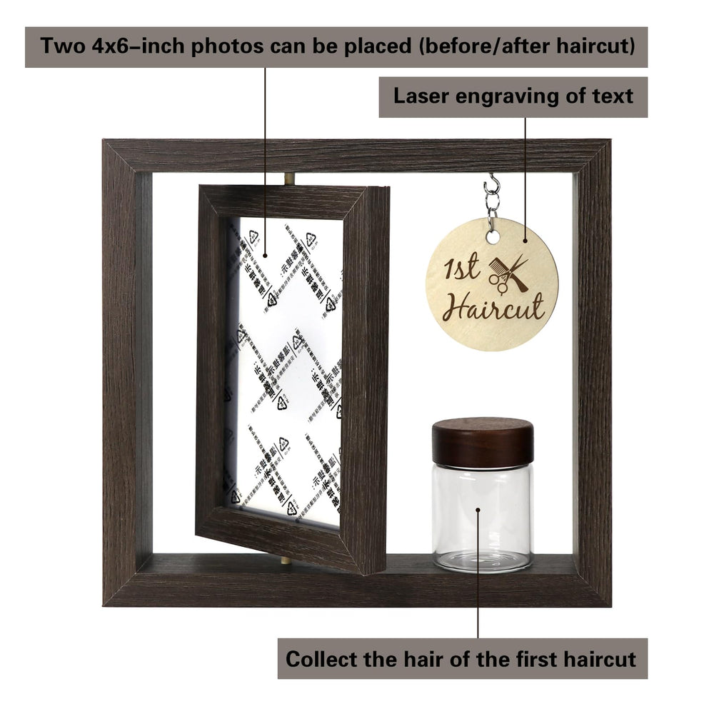 Liannan nursery display frame fits any crib or shelf beautifully