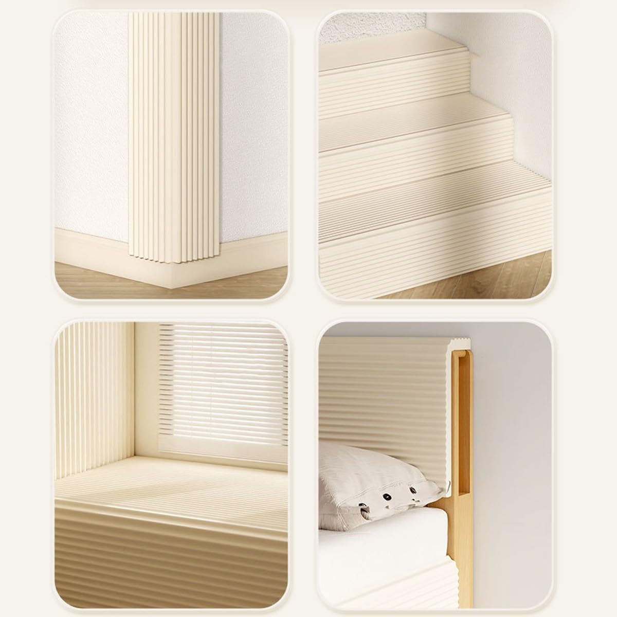 LIANTIAN easy-cut padding can be trimmed to fit any furniture shape.