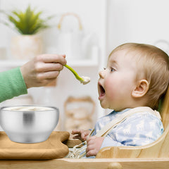 LIANYU smooth, rounded interior protects little hands during feeding.