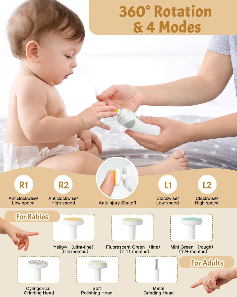 Lictin 2-in-1 nail care with auto light for precise trimming anytime.