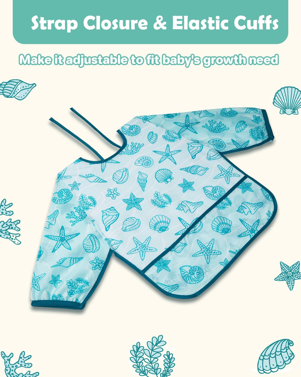 Lictin adjustable-strap design grows with baby from 0 to 24 months.