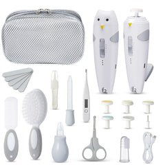 Lictin baby care kit electric nail-trimmer with built-in light for safe trimming.