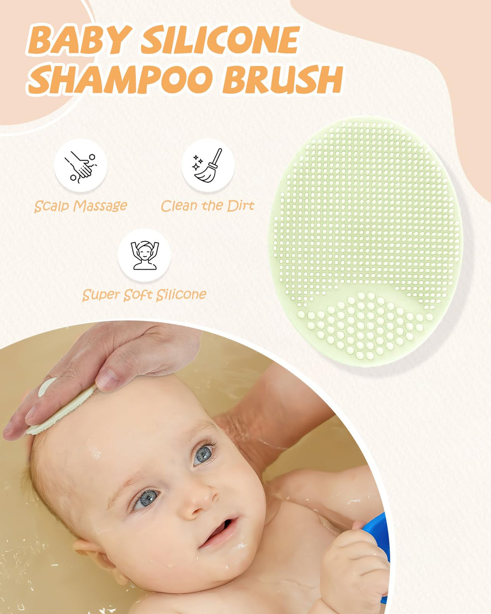 Lictin gift box packaging presents premium wooden baby grooming tools.