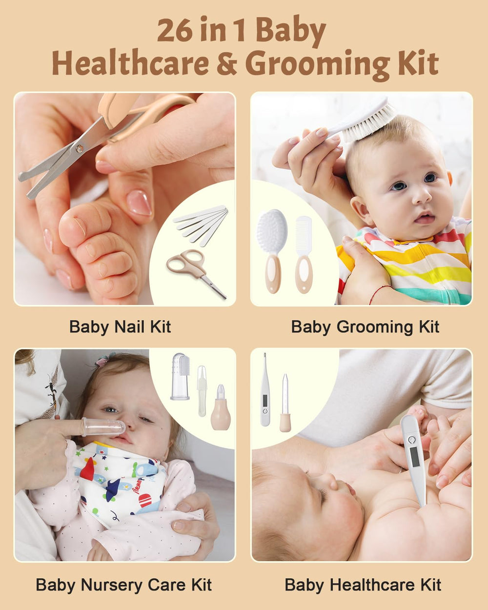 Lictin nasal aspirator included for gentle nasal care