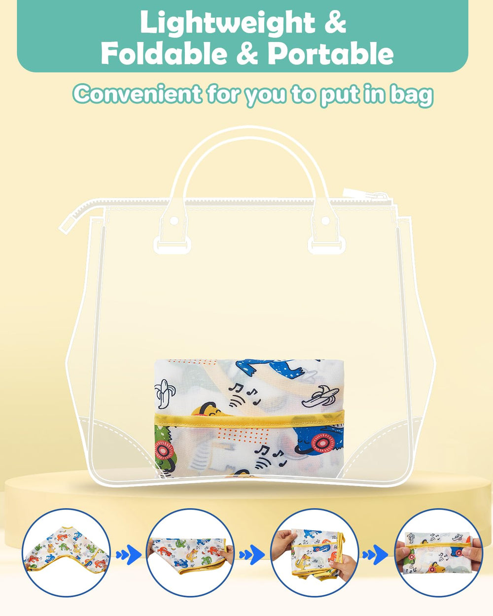 Lictin reusable bibs to reduce mess during meals.