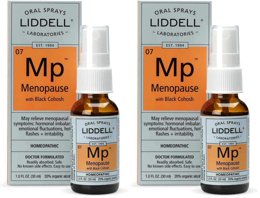 Liddell menopause spray bottle ready for at-home use and daily relief