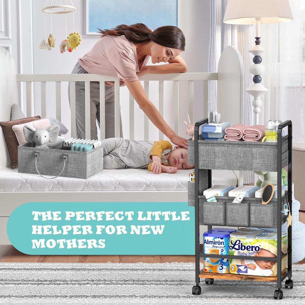LIDTOP dust-proof drawer keeps baby items clean and accessible.