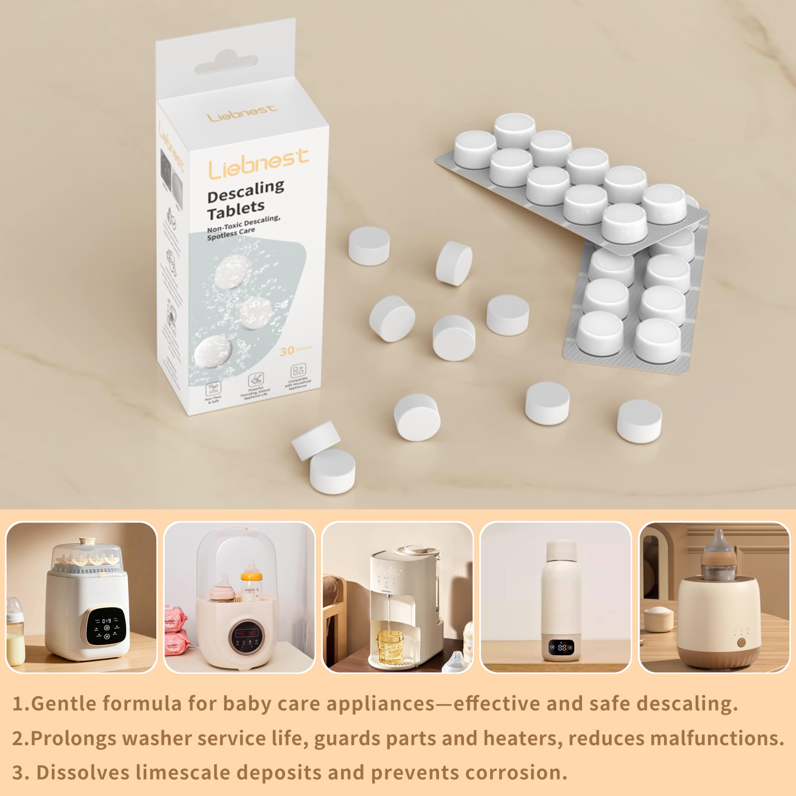 Liebnest blister-pack 30-count supply for easy storage.