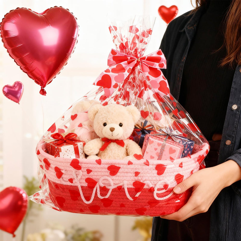Liengoron gift basket dimensions 38x26x13 cm with handle