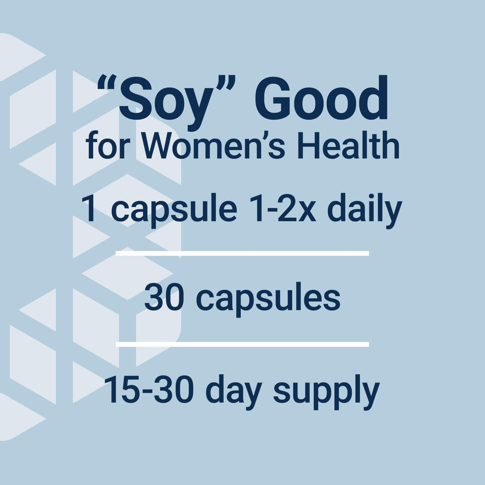 Life Extension 40-percent isoflavones detail emphasizes standardized potency.