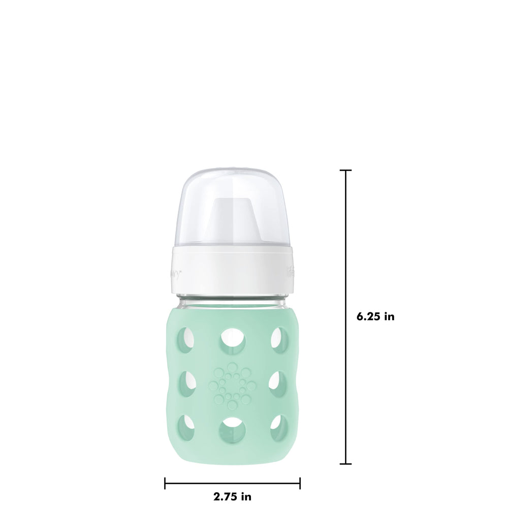 Lifefactory bottle with dishwasher-safe parts supports quick sanitizing routines.