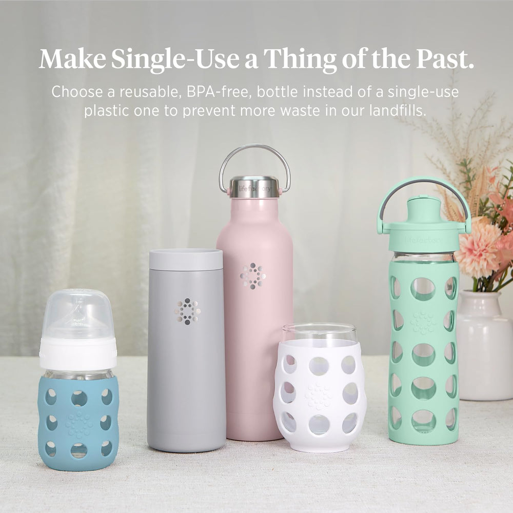 Lifefactory bottle assembly guide highlighting easy setup