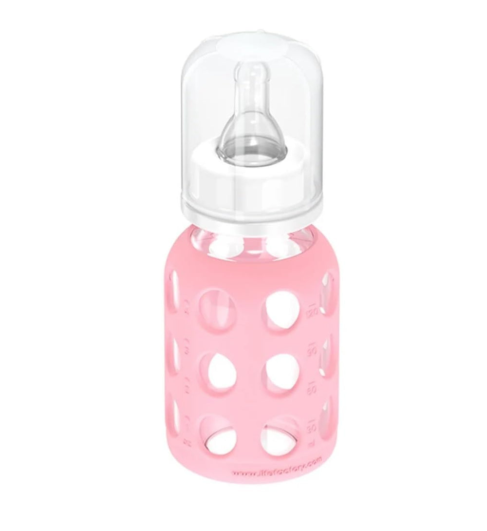 Lifefactory bottle shown in dishwasher-safe design for easy cleaning.