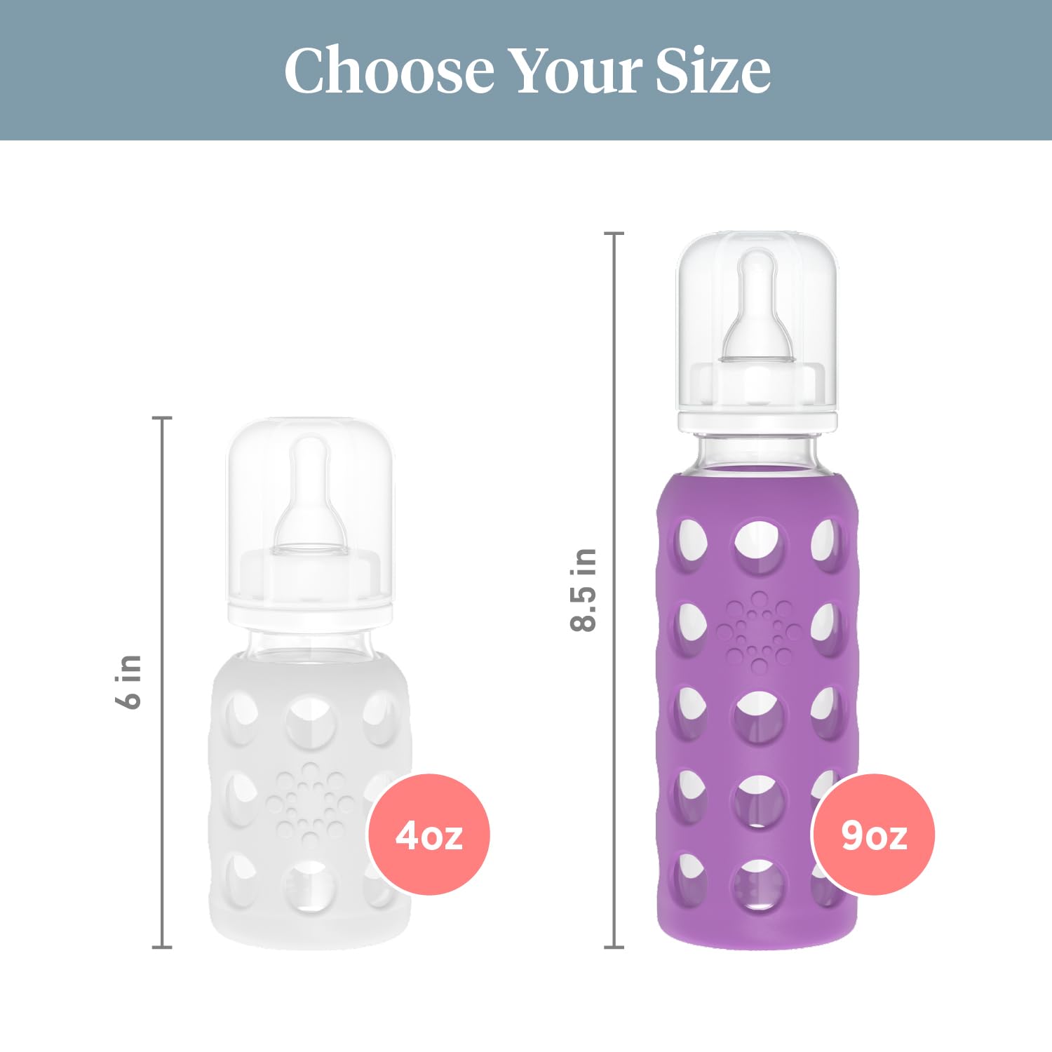 Lifefactory bottle with vent cap to support smooth feeding