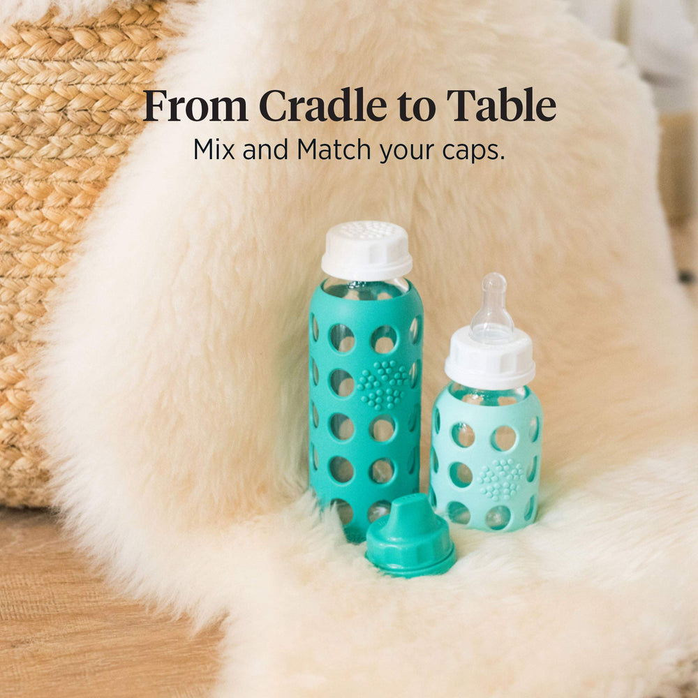 Dishwasher-safe Lifefactory bottle, easy to clean and maintain.