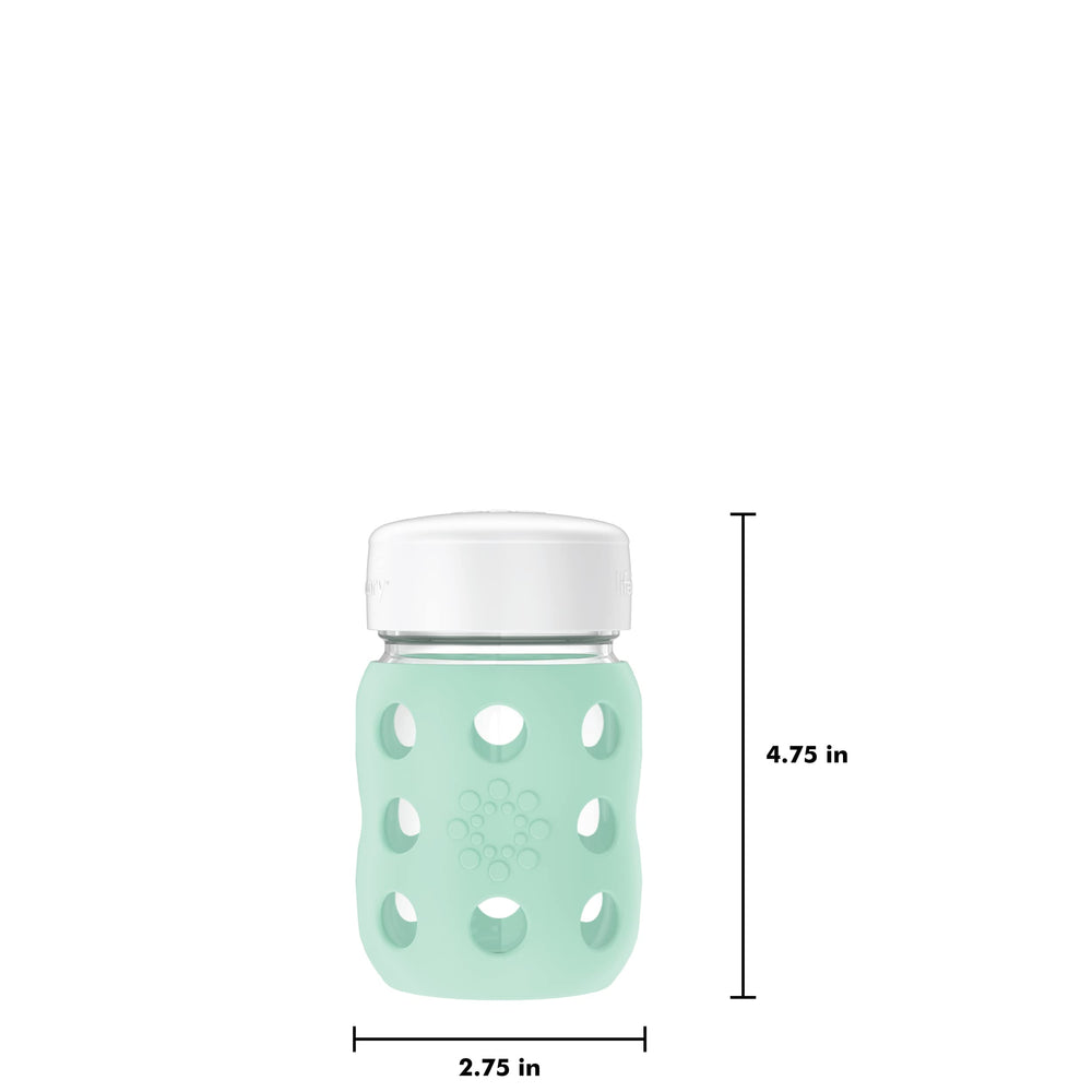 Lifefactory wide-neck bottle is easy to clean and fill