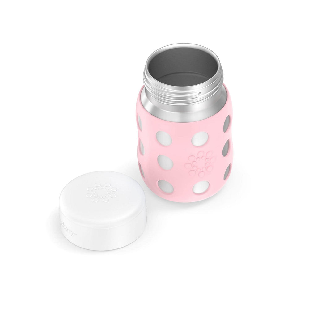 Lifefactory flat cap for milk and snacks on-the-go