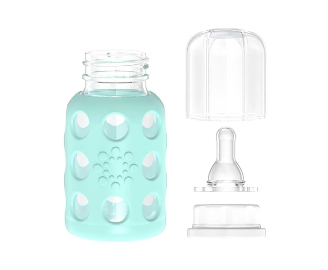 Lifefactory bottle nipple and cap showcase complete feeding components
