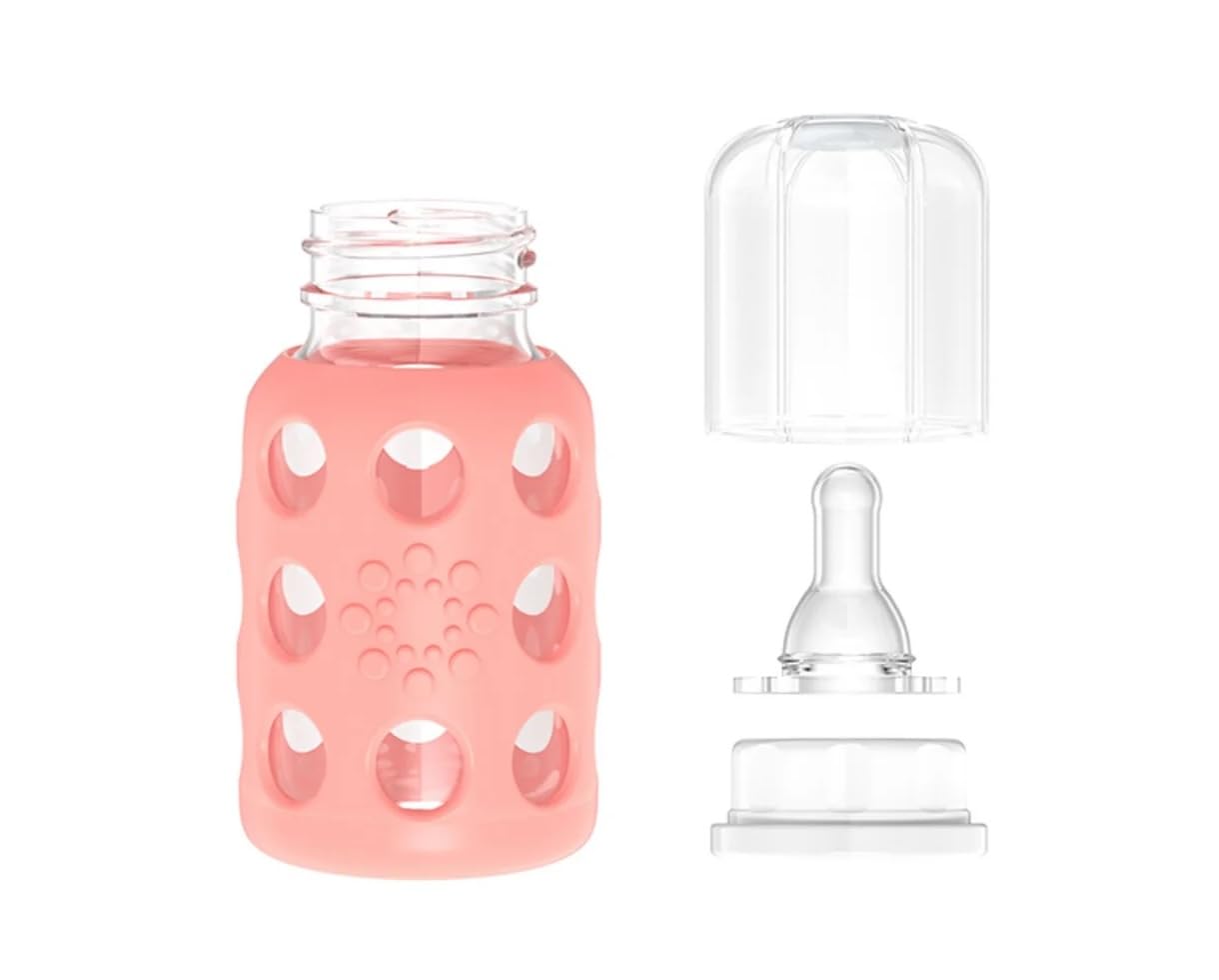 Lifefactory silicone sleeve closeup highlights protective grip and durability
