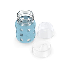 Wide neck design with easy-fill grip for little hands