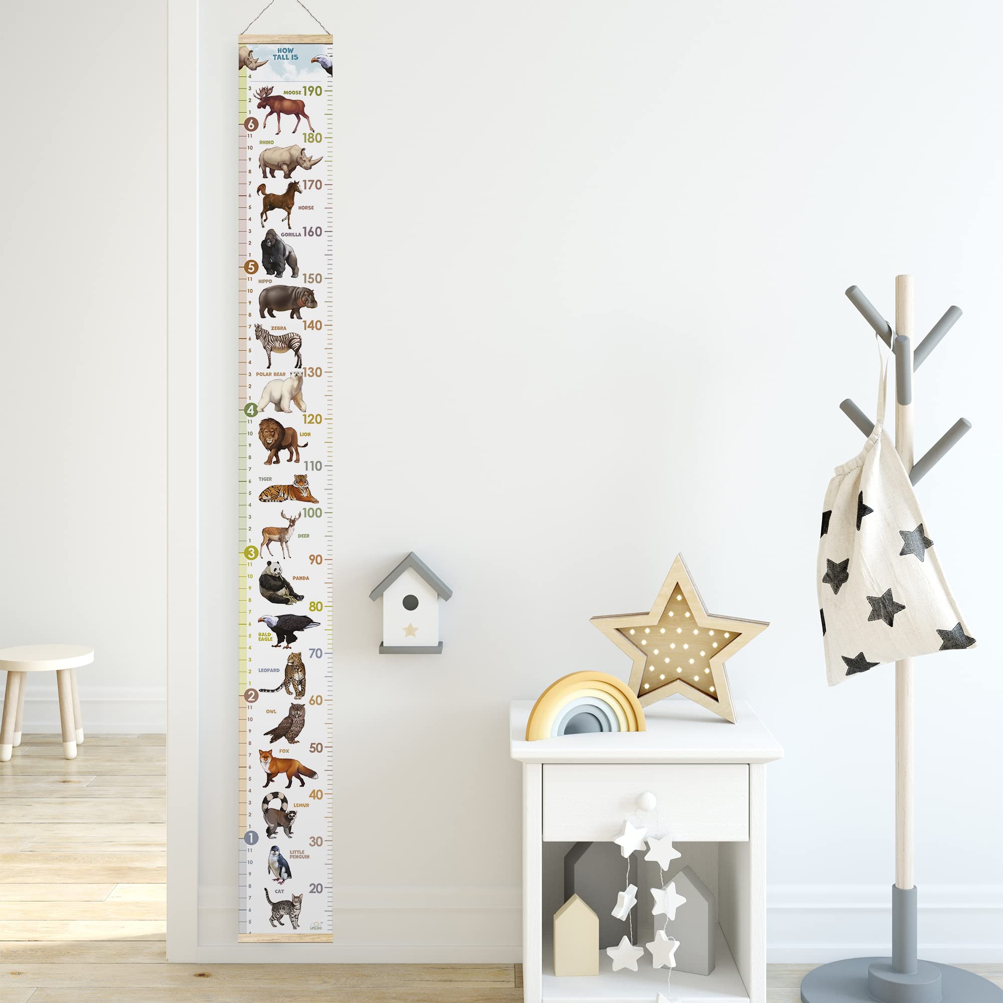 LIFELIKO keepsake growth chart helps preserve growing memories.