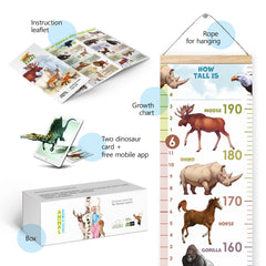 LIFELIKO chart made from wood and canvas, durable and wipeable finish.