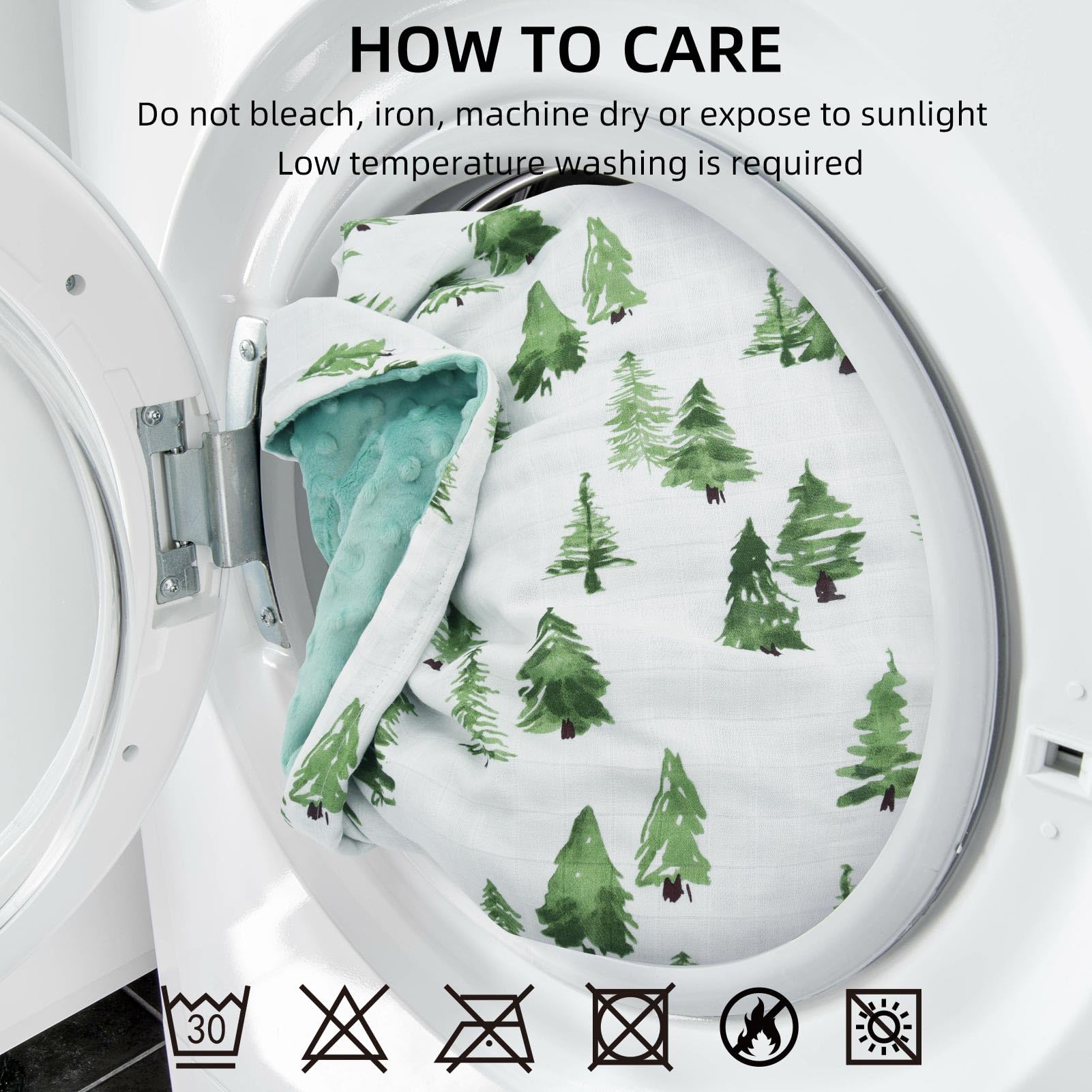 LifeTree blanket measures 31x40 inches for versatile wrapping and covering