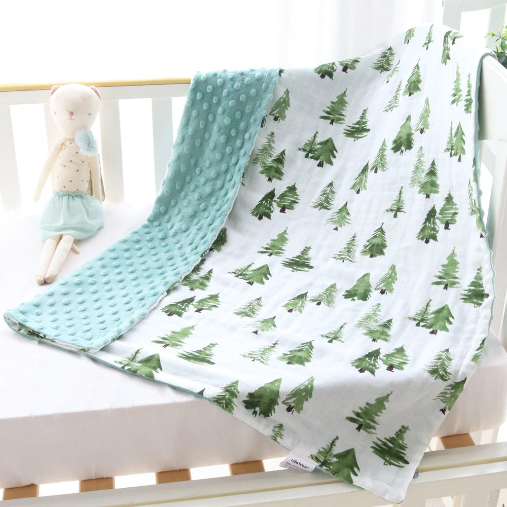 Easy-care LifeTree blanket designed for gentle washing and air drying