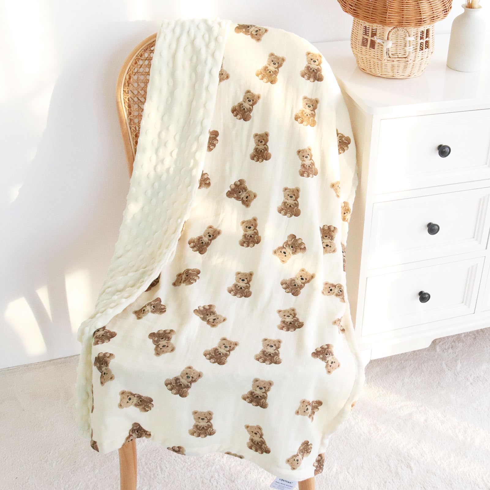 LifeTree blanket folded for travel, easy to pack and carry