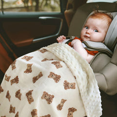 LifeTree blanket in use on a stroller, versatile wrap option