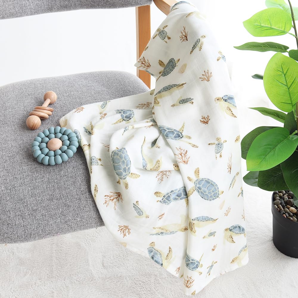 LifeTree easy care swaddle designed for machine wash cold.